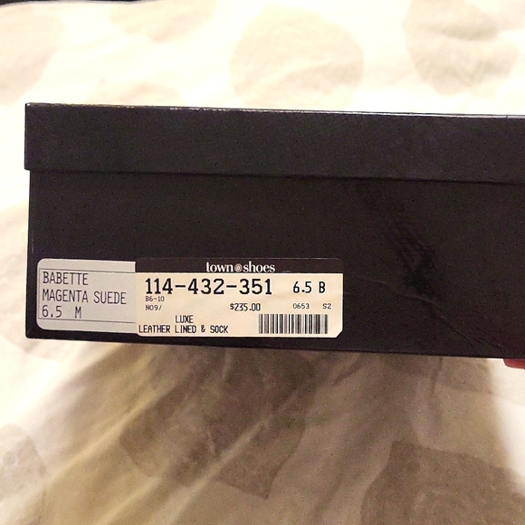 GUC with Box Dolce Vita Babette Suede Platform Peeptoe Colour Block heels - Picture 7 of 11